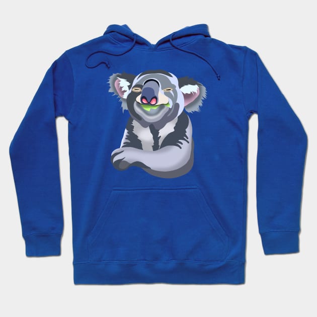 Be Happy Cute Funny Koala Hoodie by Spirit Animals 21